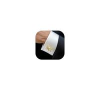 Gemelli personalizzati con iniziali da uomo, gemelli personalizzati per testimoni dello sposo, regalo di nozze per lo sposo, proposta di testimone, regali per il padre della sposa, gemelli con