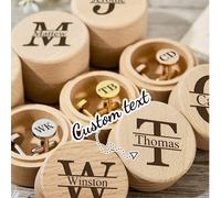 Gemelli personalizzati per testimoni di nozze, gemelli con iniziali personalizzate, regalo di nozze per lo sposo, proposta per testimoni di nozze, regalo inciso per lui e per il papà Solo due polsini,