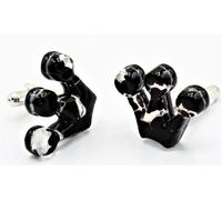 Gemelli Polsini Cufflinks Murrine Multicolor Vetro di Murano Made in Italy