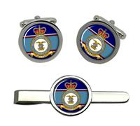 Gemelli RAF Station Kirknewton E Set Fermacravatta E Clip Cravatta