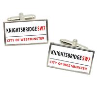 Gemelli Rettangolari Della Targa Stradale Knightsbridge In Scatola