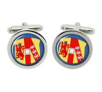 Gemelli Rotondi Con Stemma Minore Austriaco 1867-1915 In Scatola