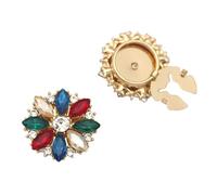 Gemelli rotondi in vetro di alta qualità da 25 mm, da uomo, dai colori vivaci, resistenti ai graffi, per abiti formali e casual, accessori per camicie dorate, per camicette da donna, One Size, come