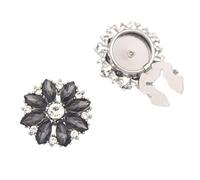 Gemelli rotondi in vetro di alta qualità da 25 mm, da uomo, dai colori vivaci, resistenti ai graffi, per abiti formali e casual, accessori per camicie dorate, per camicette da donna, One Size, come