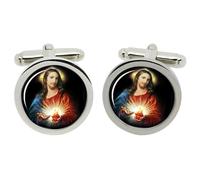 Gemelli Sacro Cuore Di Gesù In Scatola Di Cromo