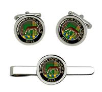 Gemelli Scottish Clan Bell of Provoschaugh E Set Di Fermacravatta