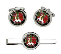 Gemelli Scottish Clan Butter GBP E Fermo Cravatta Set