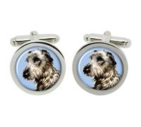 Gemelli Scottish Deerhound In Scatola In Cromo In Box