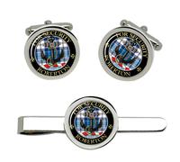 Gemelli Scozzesi Dei Clan Roberton E Fermacravatta Set