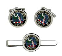 Gemelli scozzesi Hopkirk Scottish Clan Set con Fermacravatta