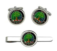 Gemelli Scozzesi Scottish Clan Abercrombie E Fermacravatta Set