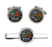 Gemelli Scozzesi Scottish Clan Crichton E Set Fermacravatta