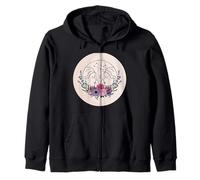 Gemelli Segno Zodiacale Gemelli Floreali Astrologia Arte Felpa con Cappuccio