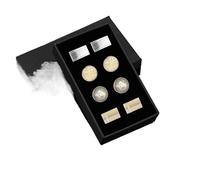 Gemelli Uomo 4 Pairs Cufflinks Set CuffLinks For Mens Wedding Souvenirs Groomsmen(T0204025 with box)