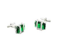 Gemelli Uomo Gemelli for feste, abiti da sposa, bottoni for camicie, gemelli verdi