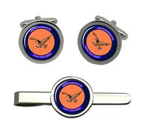 Gemelli USAF 12th Reconnaissance Squadron Set Con Clip Per Cravatta