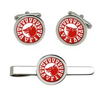 Gemelli USN VF-1 Squadron E Gemello Fermo Cravatta Set