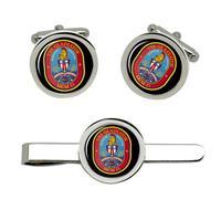 Gemelli USS Gladiator (MCM-11) E Fermacravatta In Set