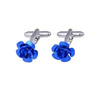 Gemelli vintage da uomo, gemelli da uomo unici a forma di rose, in ottone, per affari e professionisti, Ottone, Non pietra preziosa