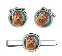 Gemelli Yorkshire Terrier Set Gemelli E Fermacravatta