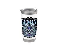 Gemelli, zodiaco, scheletro, gemelli, astrologia, compleanno Bicchiere termico in acciaio inox doppia parete