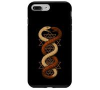 Gemello serpente Sri Yantra Sacra Geometria Simbolo Arte Custodia per iPhone 7 Plus/8 Plus