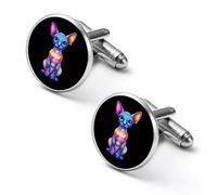 Gemelos de hombre con diseño de gato esfinge de colores, gemelos de aleación para camisa, gemelos para esmoquin, accesorios para negocios y bodas.