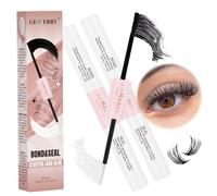 GEMERRY 2PCS Colla per Ciglia Lash Bond and Seal per Cluster Ciglia | Lunga Durata 48-72 Ore di Estensioni Delle Ciglia Impermeabili in Colla Adesiva 2 in 1 fai -da -te Colla a Casa