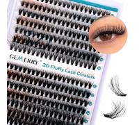 GEMERRY 3D Effect Ciglia Finte 30D/40D Cluster Volume Russo 10-18mm mix 0.07 mm D Curl Fai Da Te a Casa per Principianti Individuali Professional Ciglia Finte Extension(3D-30D+40D-0.07D-10-18mm)