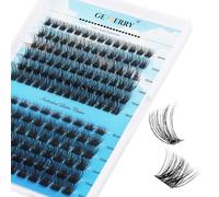 Gemerry Extension Ciglia Ciuffetti Ciglia Finte Fai Da Te Volume Russo 144PCS C3/C9 8-16mm mix 0.07 Curvatura D Ciuffi Ciglia per Principianti Individuali Ciglia Finte Naturali(C3+C09-D-8-16mm)