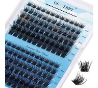 Gemerry Extension Ciglia Ciuffetti Ciglia Finte Fai Da Te Volume Russo 8-16mm mix 0.07 Curvatura D Ciuffi Ciglia per Principianti Individuali Professional Ciglia Finte Naturali(B02-0.07D,8-16MIX)