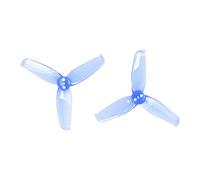 GEMFAN 4 Pairs Flash 2540 2.5x4 2.5 pollici PC 3-Blade Elica Prop 1.5mm Foro di montaggio per 1105 Motore RC Drone Quadcopter (Blu)