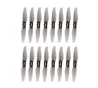 Gemfan 8 Coppie Hurricane 3018 3x1,8 3 Pollici 2 Pale elica 1,5 mm / 2,0 mm Foro T T Mount per RC Drone FPV Racing Telaio per stuzzicadenti (1.5mm Grey)