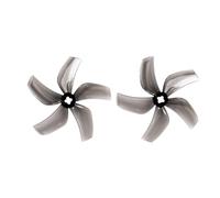 Gemfan D76 Ducted 76 mm 3inch Five-Blade elica per RC Cinewhoop Drone, 2 paia di 5 blade PC Prop for FPV Racing Freestyle Quadcopter, Low Noise 3in Prop (Clear Gray)