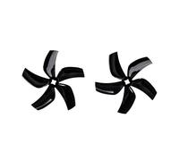 Gemfan D76 Ducted 76 mm 3inch Five-Blade elica per RC Cinewhoop Drone, 2 paia di 5 blade PC Prop for FPV Racing Freestyle Quadcopter, Low Noise 3in Prop (ossidian Black)