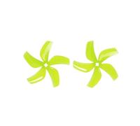 Gemfan D76 - Elica Five-Blade FPV per RC Cinewhoop Duct Drone, 4 paia di 5 blade PC Prop per FPV Racing Freestyle Quadcopter, Low Noise 3in Prop (4 paia, giallo)