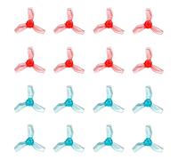Gemfan Elica per PC a 3 lame da 31 mm Puntelli 1219 con albero da 1,0 mm Micro Whoop Drone Props per 0703-1103 Motore brushless 16 pz 8CW 8CCW