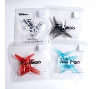 Gemfan WinDancer 4032 eliche FPV a 3 pale da 10,2 cm, puntelli Tri-Blade per motori brushless 1406-2205 FPV Racing Drone Quadcopter, confezione combinata multicolore (2 paia ciascuna: rosso, nero, blu
