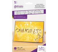 Gemini - 12.7x17.8cm Taglio & Rilievo Cartelle Da Crafters Companion