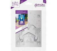 Gemini - 12.7x17.8cm Taglio & Rilievo Cartelle Natale Da Crafters Companion