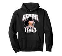 Gemini 1965 Afro B-Day Queen Felpa con Cappuccio
