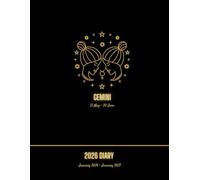 Gemini 2026 A4 Diary - Week & Month to view | Business or Personal with Notebook Pages | Great Gift for Astrology & Zodiac Fans: Jan 2026 - Jan 2027 | ... | Monthly & Weekly planner | Annual goals
