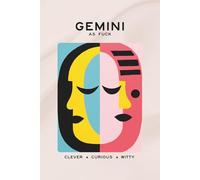 Gemini AF Coffee Table Book: The As Fuck series blends art and function. Each piece reflects the essence of its sign - simple, intentional, and made to live beautifully in your space.