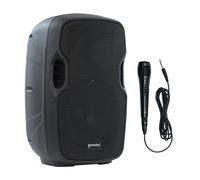 GEMINI AS-08 TOGO CASSA ATTIVA 2 VIE BLUETOOTH WOOFER 8 500 W CON MICROFONO E LETTORE USB