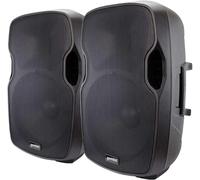 Gemini AS-12P COPPIA Diffusore Amplificato Cassa Attiva Monitor 1500W Picco