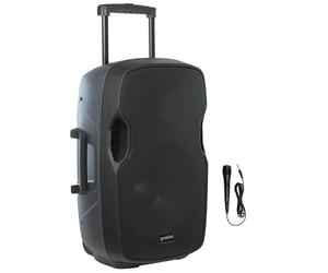 Gemini AS-15TOGO portable battery-powered Bluetooth PA speaker, 500W, 15" woofer, 5-8 hr battery