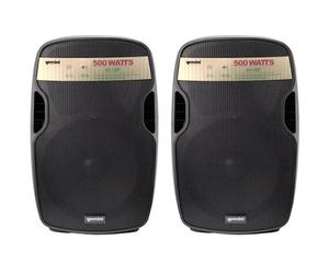 GEMINI AS8P coppia casse diffusori attivi amplificati per live karaoke 1000 watt