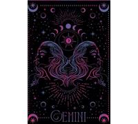 Gemini Astrology Journal: 6x9 Lined Notebook for Reflection & Manifestation - Pink & Purple Edition