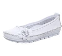 Gemini Ballerine in Pelle da Donna 003127-01, Numero:37 EU, Colore:Bianco