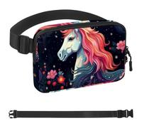 Gemini - Cintura da corsa con tasca con segni zodiacali, per donne e uomini, porta telefono per corsa, marsupio per donne e uomini, supporto per telefono, marsupio da corsa, misura regolabile,